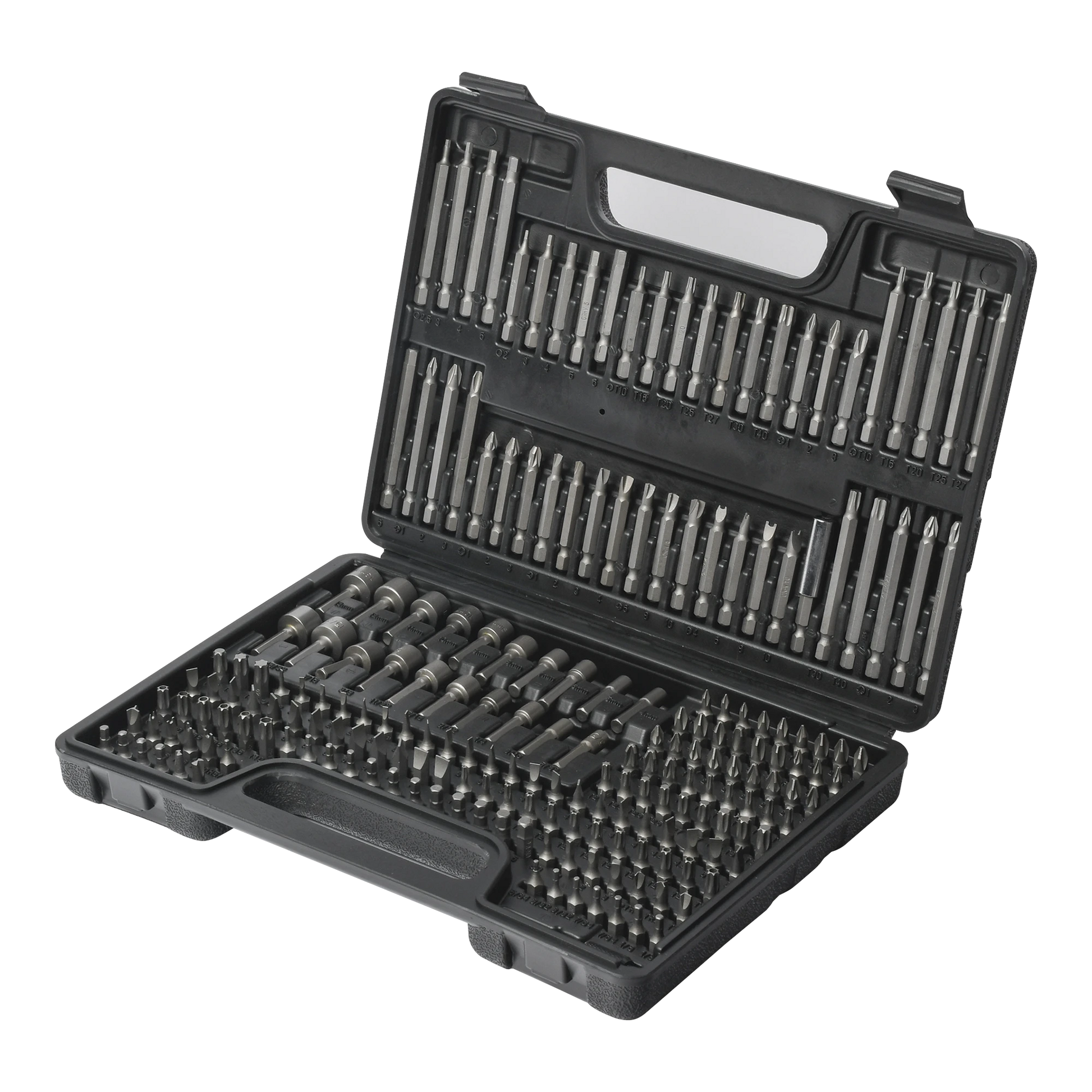 JUEGO DE 208 PUNTAS PARA TALADRO ENTRADA HEXAGONAL 1/4". INCLUYE ESTUCHE.-Ferreteria-PRECISION-Bsai Seguridad & Controles