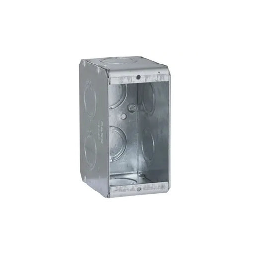 CAJA MULTIGANG DE 1 GANG/ PROFUNDIDAD DE 2-1/2"/ 8 TKO (1/2" Y 3/4").-Cableado-RACO-HUB-690-Bsai Seguridad & Controles