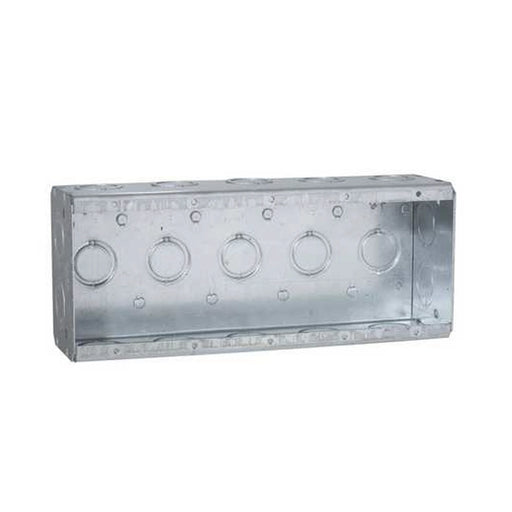 CAJA DE 5 GANG/PROFUNDIDAD 2 1/2"/19 ENTRADAS 1/2"-3/4".-Canalización-RACO-HUB-694-Bsai Seguridad & Controles