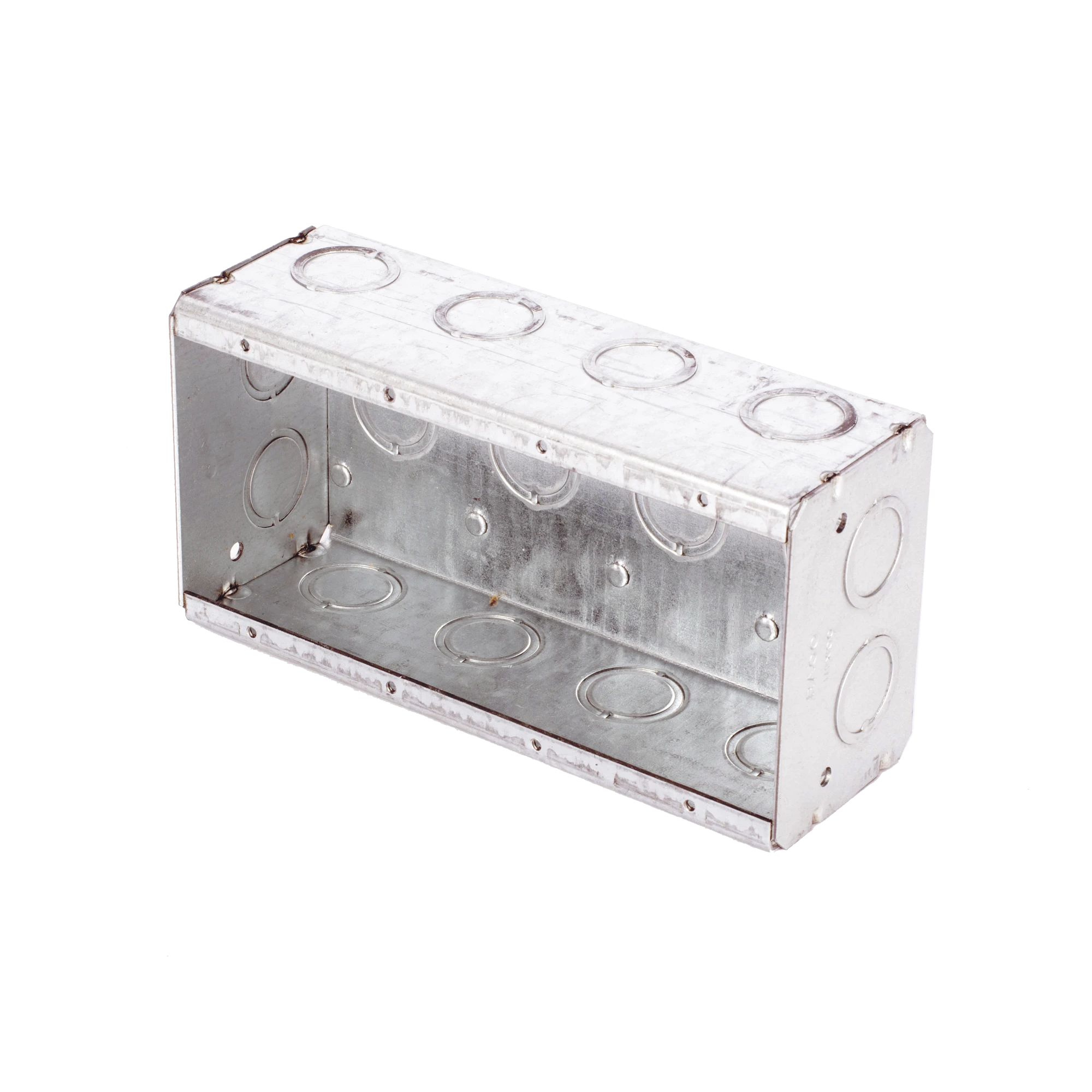 CAJA MULTIGANG DE 4 GANGS,/ PROFUNDIDAD DE 2-1/2"/ 20 TKO (1/2"- 3/4").-Canalización-RACO-Bsai Seguridad & Controles