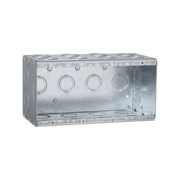 CAJA MULTIGANG DE 4 GANGS/ PROFUNDIDAD DE 3-1/2"/ 24 ENTRADAS DE 1/2" - 3/4".-Cableado de Cobre-RACO-Bsai Seguridad & Controles