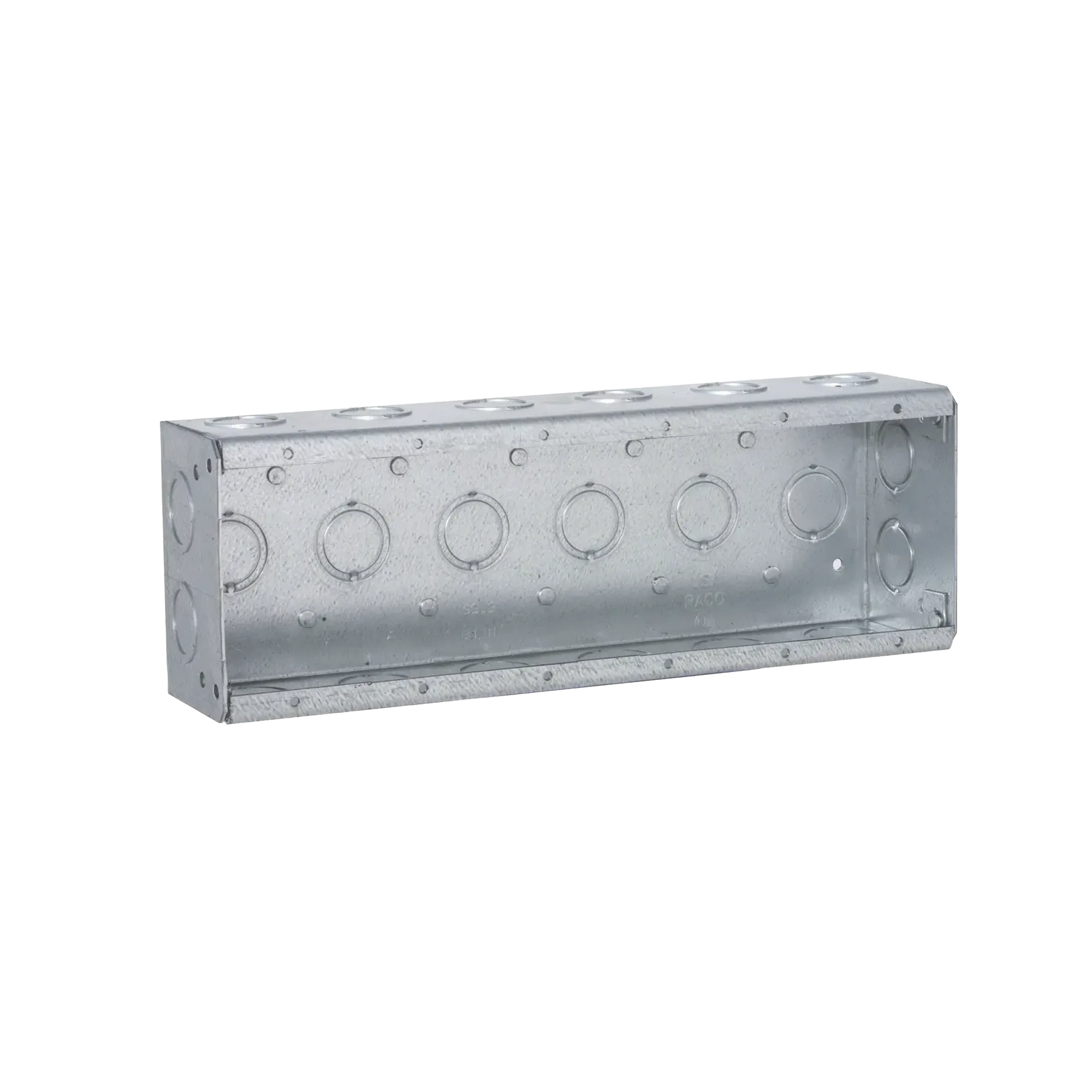 CAJA DE 6 GANG/PROFUNDIDAD 2 1/2"/28 ENTRADAS 1/2"-3/4".-Canalización-RACO-Bsai Seguridad & Controles