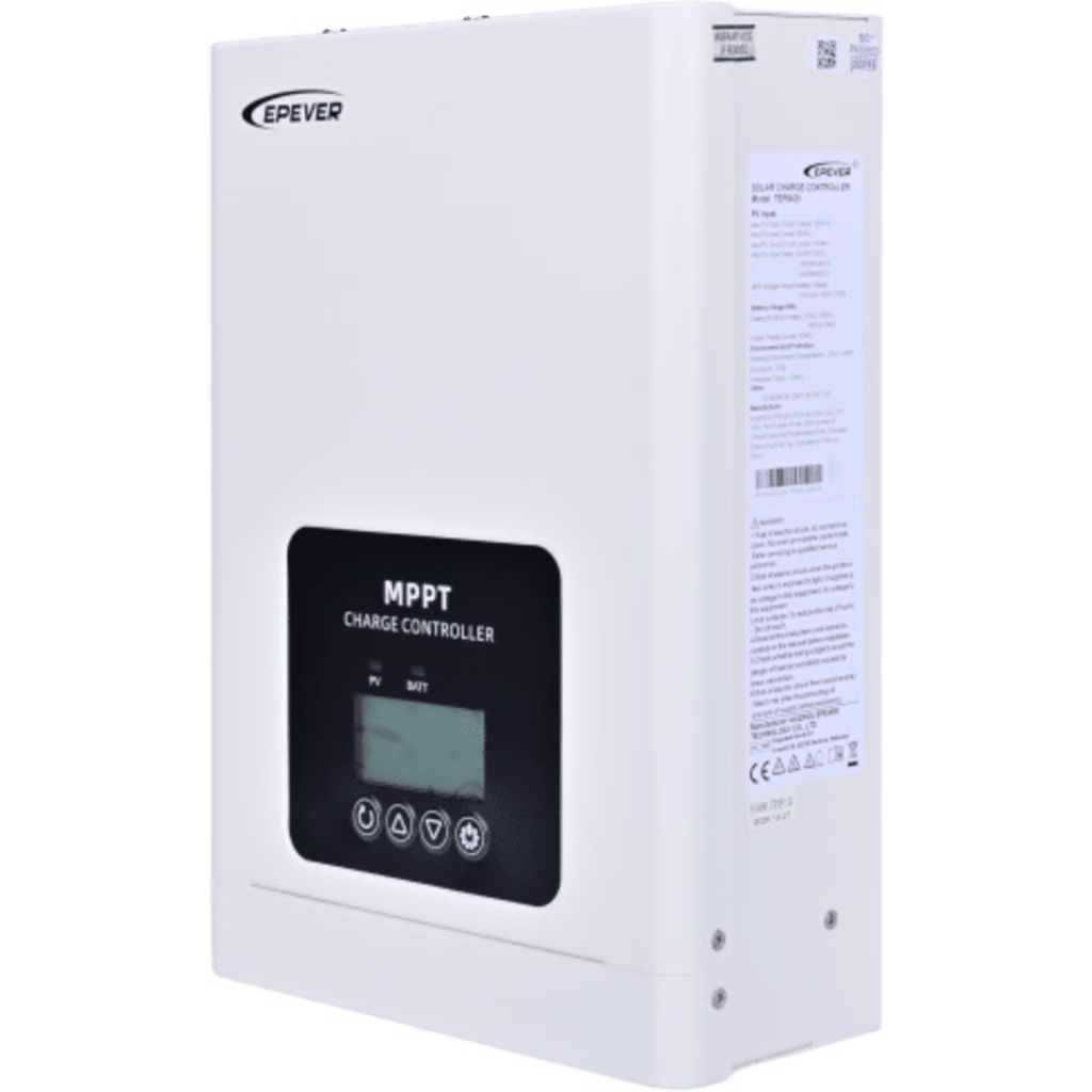 CONTROLADOR SOLAR MPPT 60A 12/24/48V, MÁXIMO VOLTAJE DE CIRCUITO ABIERTO VOC 225VCC, CONFIGURABLE PARA BATERÍAS DE LITIO, CONEXIÓN EN PARALELO