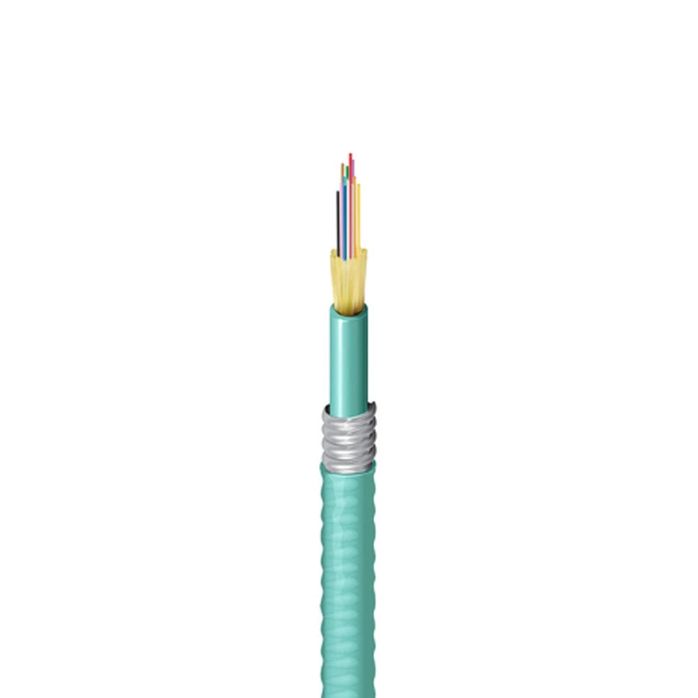 FIBRA OPTICA INTERIOR MULTIMODO BELDEN FI3D012F9 12HILOS COR ARMADURA ALUMINIO OM3 AQUA 1640FT/500 METROS-Fibra &Oacute;ptica-BELDEN-Bsai Seguridad & Controles