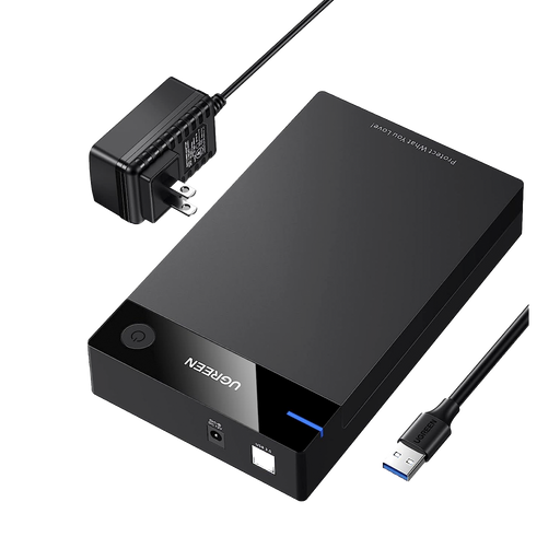 CARCASA DE DISCO DURO PARA 3.5" Y 2.5" (ENCLOSURE) | CON CABLE USB 3.0 | PARA HDD 3.5" / SSD 2.5" | SATA I/II/III | UASP | HASTA 16 TB | COMPATIBLE CON WINDOWS, LINUX, MAC OS | NO REQUIERE CONTROLADOR | CABLE 1M | INCLUYE ADAPTADOR D-Servidores / Almacenamiento-UGREEN-50423-Bsai Seguridad & Controles