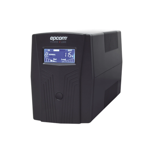 UPS DE 850VA/510W EPCOM POWER LINE CON DISPLAY LCD Y REGULADOR DE VOLTAJE AVR-Ups/No Break-EPCOM POWER LINE-EPU850LCD-Bsai Seguridad & Controles