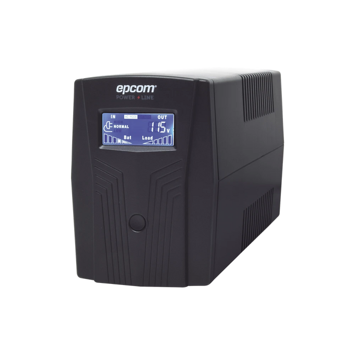 UPS DE 850VA/510W EPCOM POWER LINE CON DISPLAY LCD Y REGULADOR DE VOLTAJE AVR-Ups/No Break-EPCOM POWER LINE-EPU850LCD-Bsai Seguridad & Controles