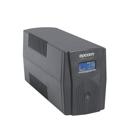 UPS DE 850VA/510W EPCOM POWER LINE CON DISPLAY LCD Y REGULADOR DE VOLTAJE AVR-Ups/No Break-EPCOM POWERLINE-Bsai Seguridad & Controles