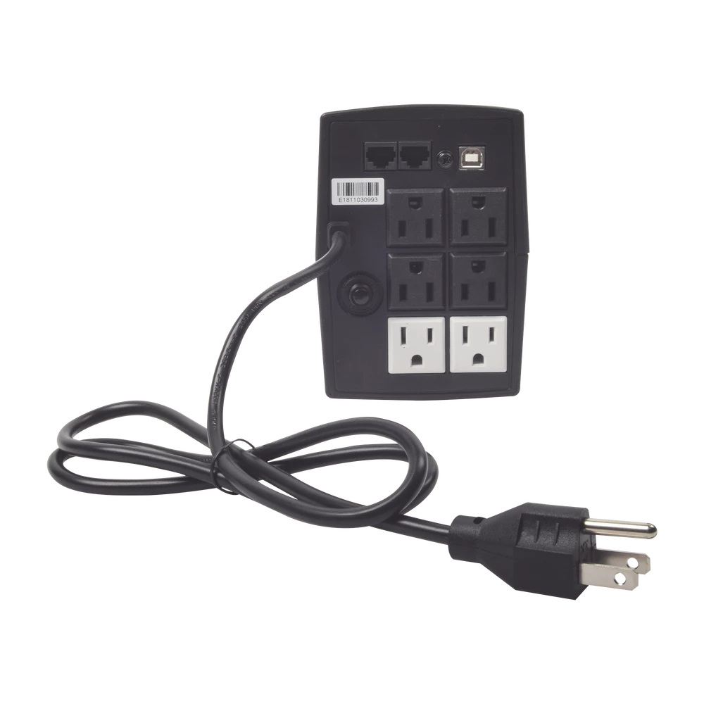 UPS DE 850VA/510W EPCOM POWER LINE CON DISPLAY LCD Y REGULADOR DE VOLTAJE AVR-Ups/No Break-EPCOM POWERLINE-Bsai Seguridad & Controles