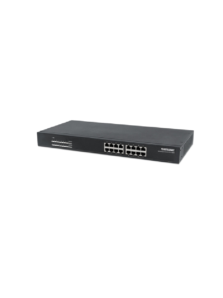 INTELLINET - 560993 SWITCH POE+ DE 16 PUERTOS GIGABIT ETHERNET #I&MBFIN-Switches POE-INTELLINET-Bsai Seguridad & Controles
