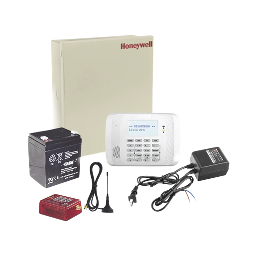 (2 AÑOS 4GLTEM/5G ILIMITADO INCLUIDO) KIT VISTA48LA CON COMUNICADOR 4GLTEM/5G MN02, TECLADO, GABINETE, BATERÍA Y TRANSFORMADOR-Alarmas-HONEYWELL HOME RESIDEO-VISTA48MN02-Bsai Seguridad & Controles