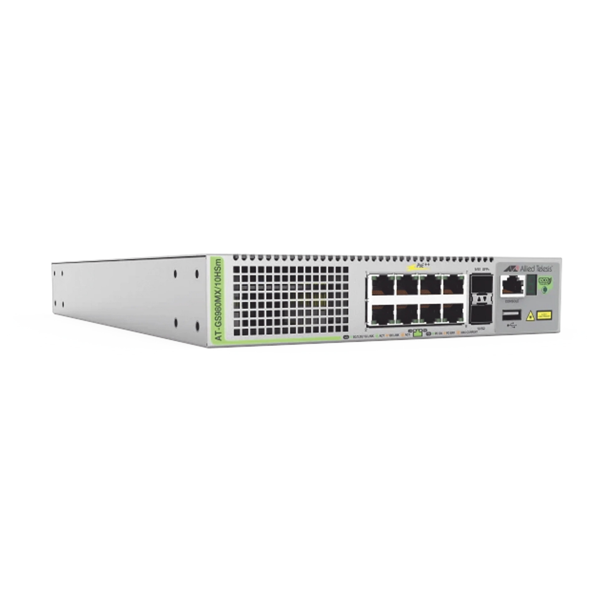 SWITCH STACKABLE L3, 8X MULTI-GIGABIT 100M/1/2.5/5G POE++, 2X SFP+-Networking-ALLIED TELESIS-Bsai Seguridad & Controles