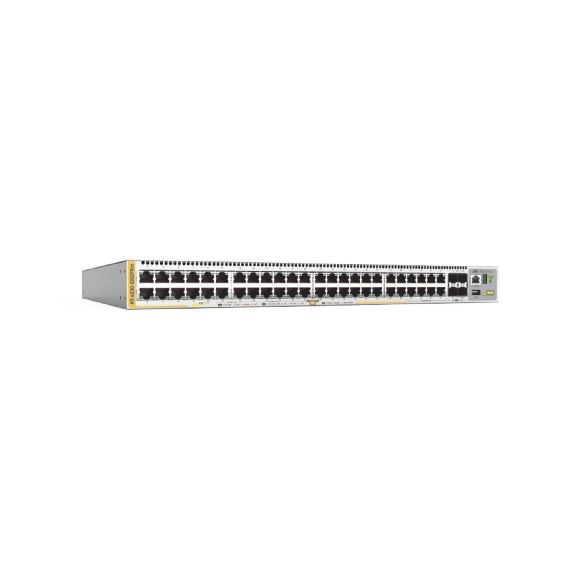 SWITCH L3 STACKABLE, 40X 10/100/1000-T POE+ , 8X 100M/1G/2.5G/5G-T POE+,4X SFP+, FUENTE REDUNDANTE, 1 AÑO DE NCP-Switches-ALLIED TELESIS-Bsai Seguridad & Controles