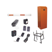 KIT COMPLETO BARRERA IZQUIERDA XB ANARANJADA / 5M-Barreras Vehiculares-ACCESSPRO-Bsai Seguridad & Controles