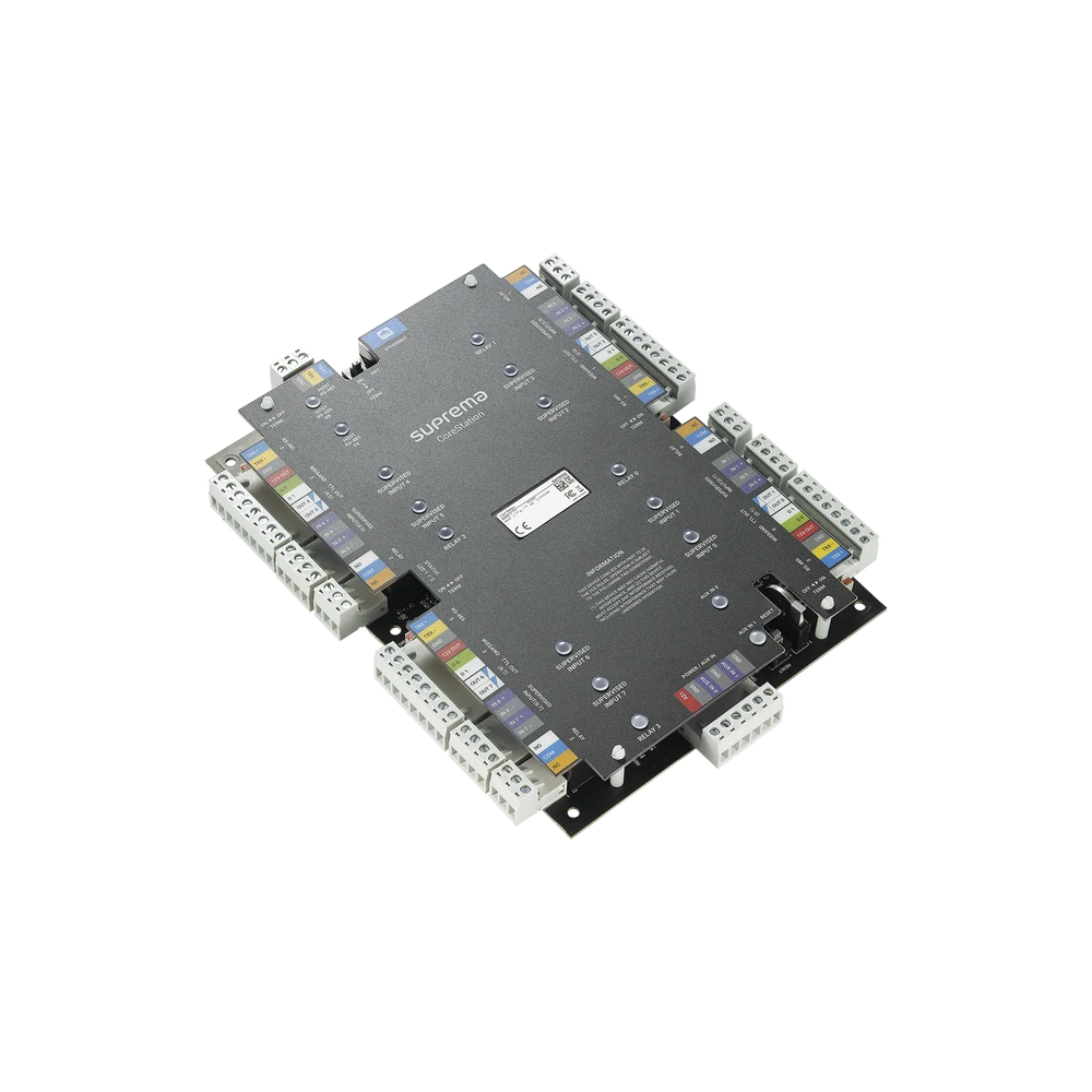 CORESTATION PANEL DE CONTROL DE ACCESO / 200,000 HUELLAS / 500,000 TARJETAS / 4 PUERTAS / INTEGRACIÓN DIRECTA DE BIOMETRÍA / 5,000,000 DE EVENTOS-Controles de Acceso-SUPREMA-Bsai Seguridad & Controles