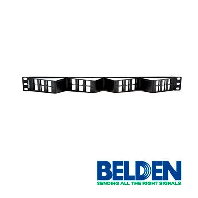 PATCH PANEL ANGLEFLEX BELDEN AX103248 10GX/5E/6 24ESPACIOS 1U-Patch Panels-BELDEN-AX103248-Bsai Seguridad & Controles