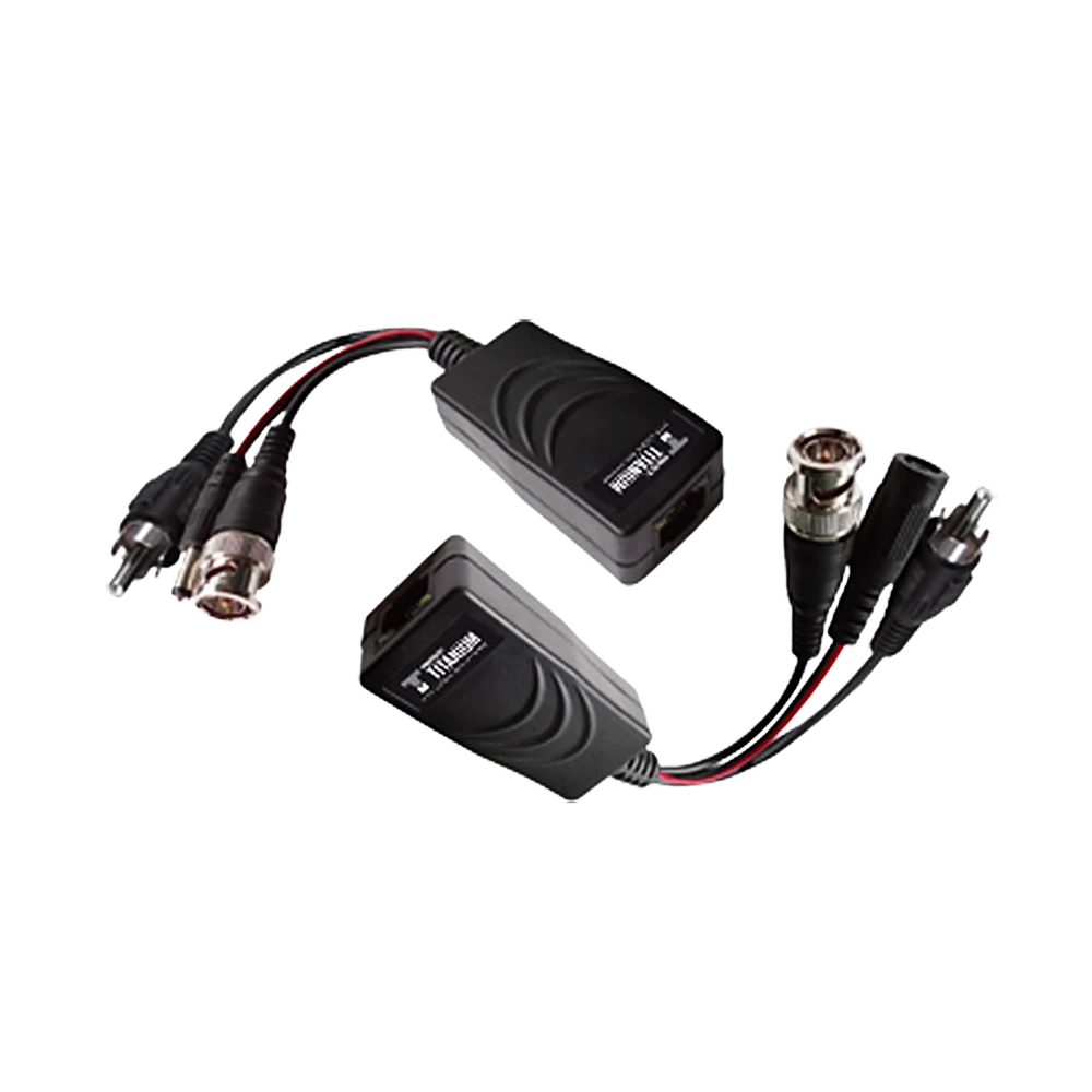 KIT DE TRANSCEPTORES ACTIVOS CON ALIMENTACIÓN 12V/24VCD/AC, VIDEO Y AUDIO DE UN CANAL TURBOHD PARA APLICACIONES DE VIDEO POR UTP CAT5E/6 EN ALTA DEFINICIÓN-Accesorios Videovigilancia-EPCOM TITANIUM-Bsai Seguridad & Controles