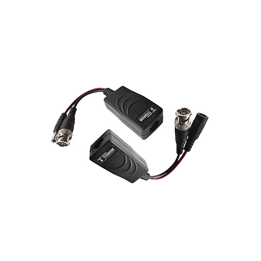 KIT DE TRANSCEPTORES ACTIVOS CON CONECTOR PARA ALIMENTACIÓN (12V/24VCD/AC) TURBOHD PARA APLICACIONES DE VIDEO POR UTP CAT5E/6 EN HD-Accesorios Videovigilancia-EPCOM TITANIUM-TT-101-PV-TURBO-Bsai Seguridad & Controles