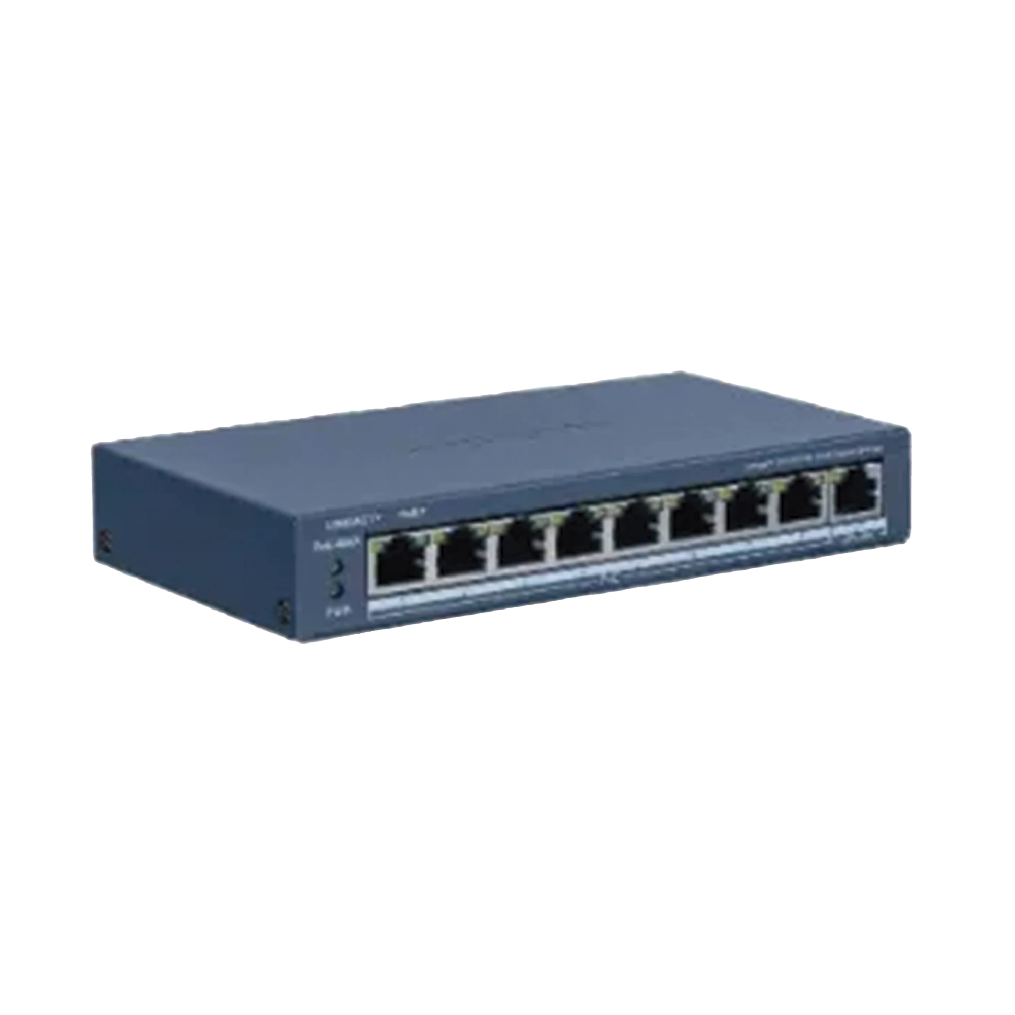 SWITCH POE+ / NO ADMINISTRABLE / 8 PUERTOS 10/100 MBPS POE+ / 1 PUERTO 1000 MBPS UPLINK / POE HASTA 300 METROS / 60 W-Energía-HIKVISION-Bsai Seguridad & Controles