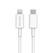 CABLE USB-C A LIGHTNING / MFI CERTIFICADO / 1 METRO / IDEAL PARA IPHONE, IPAD Y IPOD / CARGA RÁPIDA 3 AMP / CARGA Y SINCRONIZACIÓN DE DATOS / 480 MBPS / 60 WATTS-Accesorios Generales-HIKVISION-Bsai Seguridad & Controles