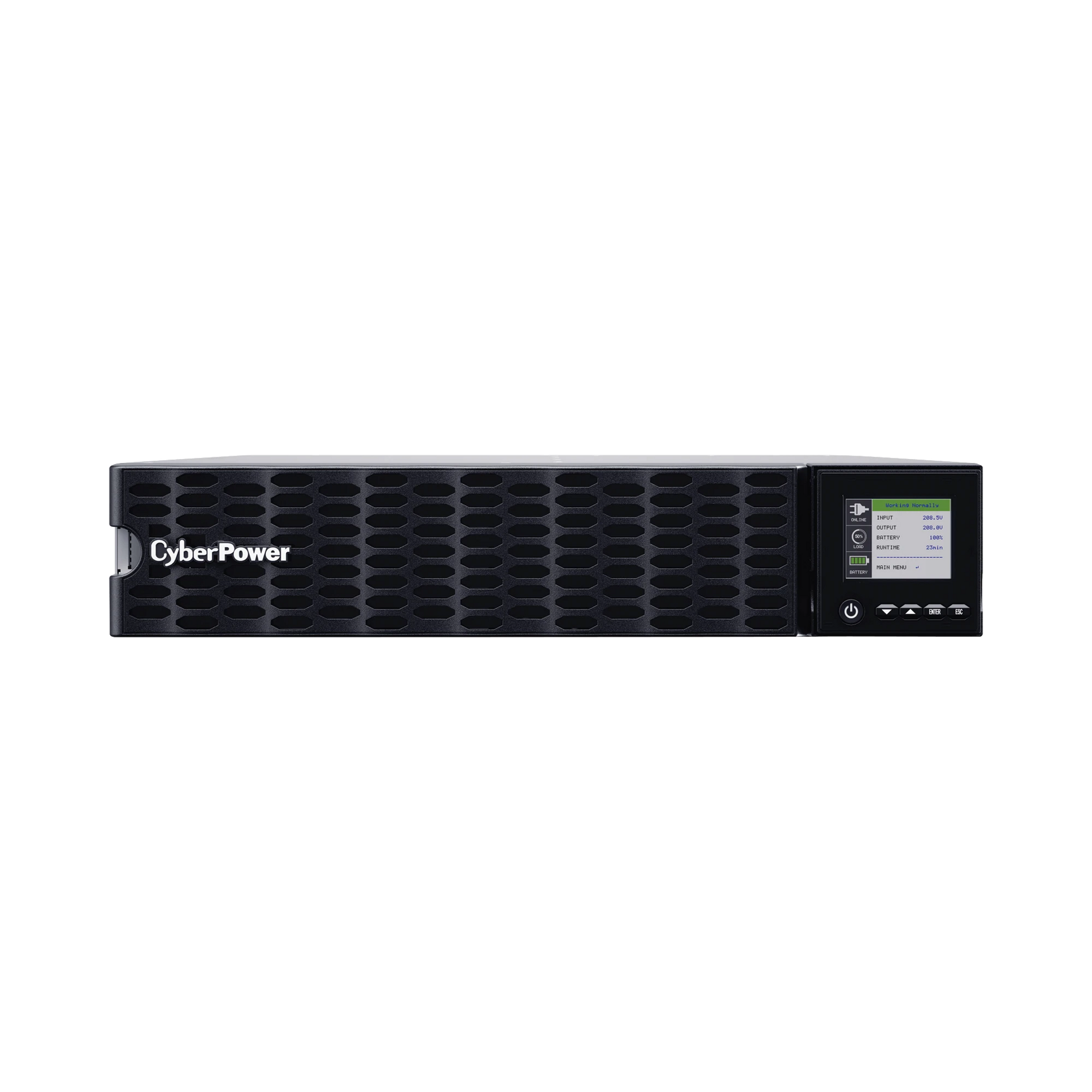 UPS DE 6000 VA/6000 W, ONLINE DOBLE CONVERSIÓN, 200 - 240 VAC DE ENTRADA NEMA L6-30P, ONDA SENOIDAL PURA, TORRE O RACK DE 2 UR (ALTA DENSIDAD), CON 2 TOMAS NEMA L6-20R Y 2 NEMA L6-30R-Ups/No Break-CYBERPOWER-Bsai Seguridad & Controles