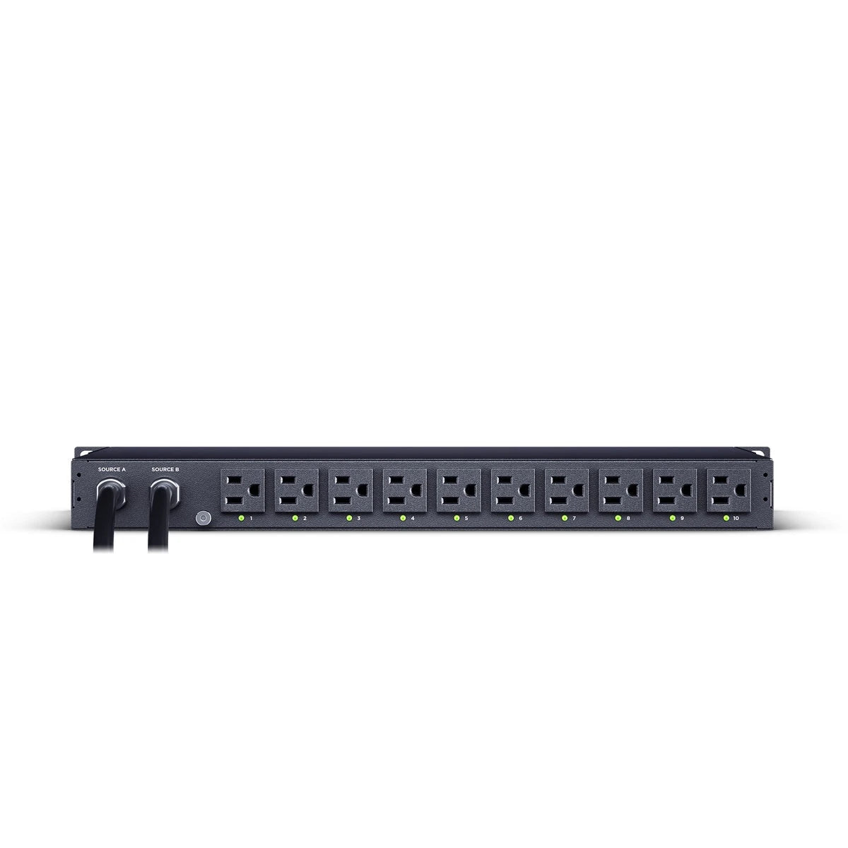 PDU CONMUTABLE CYBERPOWER PDU44001 RACK 1UR 15A 100-120V 50/60HZ SALIDAS 10X NEMA 5-15R-Protectores de Voltaje-CYBERPOWER-Bsai Seguridad & Controles