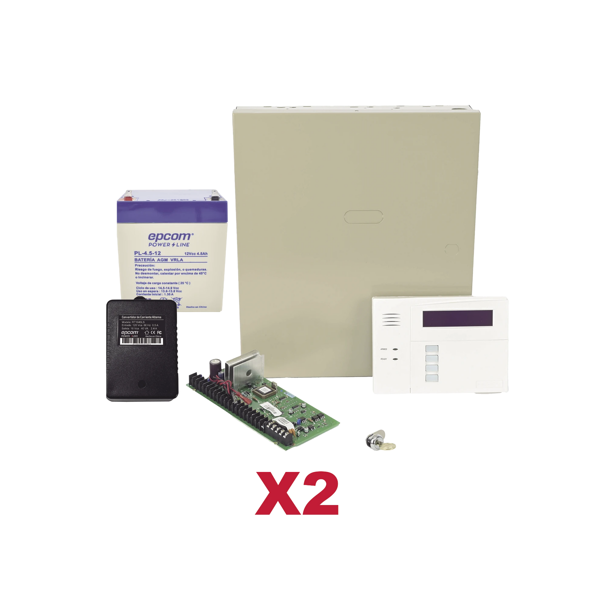 2 PANELES DE ALARMA VISTA48/6160RF TECLADO ALFANUMÉRICO CON RECEPTOR INALÁMBRICO, BATERÍA Y TRANSFORMADOR-Total Connect Honeywell-HONEYWELL HOME RESIDEO-Bsai Seguridad & Controles