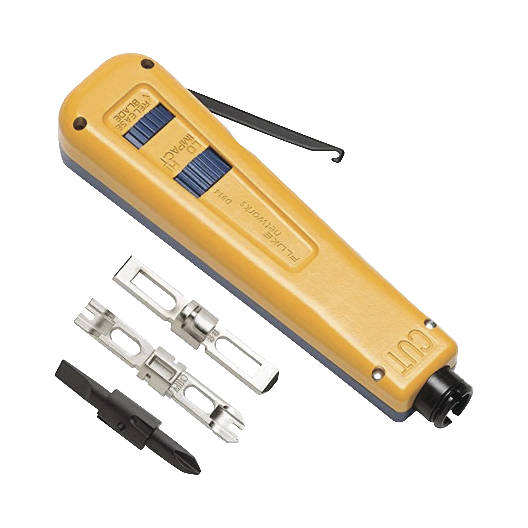 HERRAMIENTA CRIMPADORA DE IMPACTO D914, CON CUCHILLA HERRAMIENTA DE IMPACTO D914S, CON DOS CUCHILLAS EVERSHARP 110/66-Herramientas-FLUKE NETWORKS-Bsai Seguridad & Controles