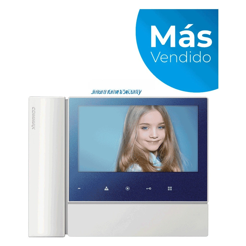 COMMAX CDV70N2 - MONITOR  PARA VIDEOPORTERO DE 7 PULGADAS CON AURICULAR, SOPORTA HASTA 2 FRENTES DE CALLE CON FUNCIÓN DE APERTURA DE PUERTA/ #MÁSVENDIDO