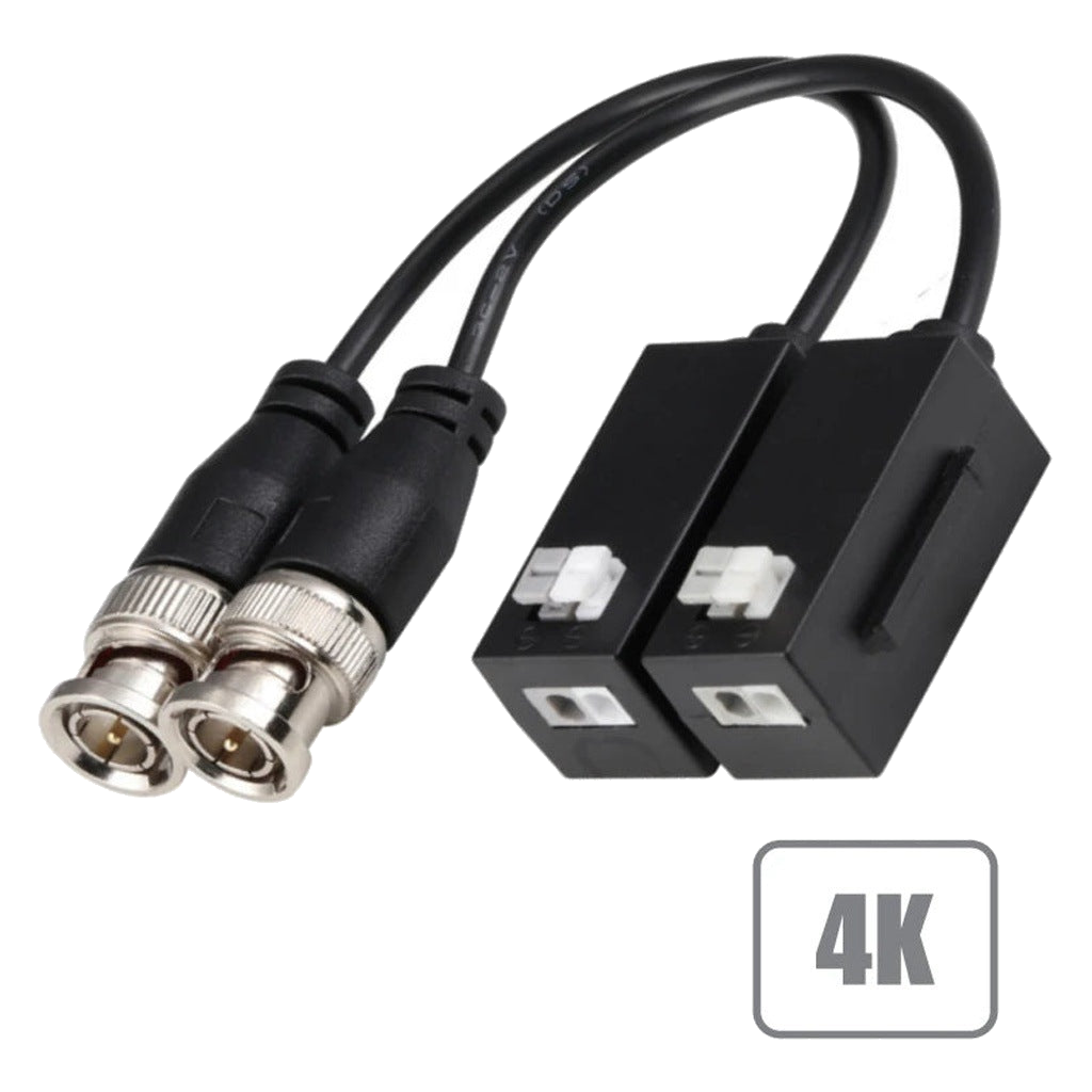 DAHUA PFM8004K - PAR DE TRANSCEPTORES PASIVOS 4K (8 MEGAPIXELES) / 6 MP/ 4 MP/ HDCVI/TVI/AHD/CVBS/ DISTANCIA HDCVI: 4M/6M/4K: MAX.200M, 1080P: MAX.250M, 720P: MAX.400M