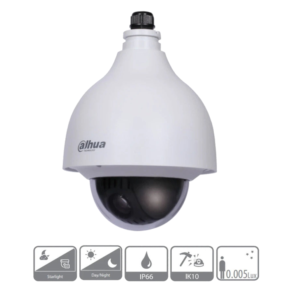 DAHUA DH-SD40215N-HC-LA  - CAMARA MINI PTZ HDCVI DE 2 MEGAPIXELES/ 15X DE ZOOM OPTICO/ WDR REAL DE 120 DB/ 3D DNR/ STARLIGHT/ IP66/ IK10 / SOPORTA TVI/AHD/CVBS