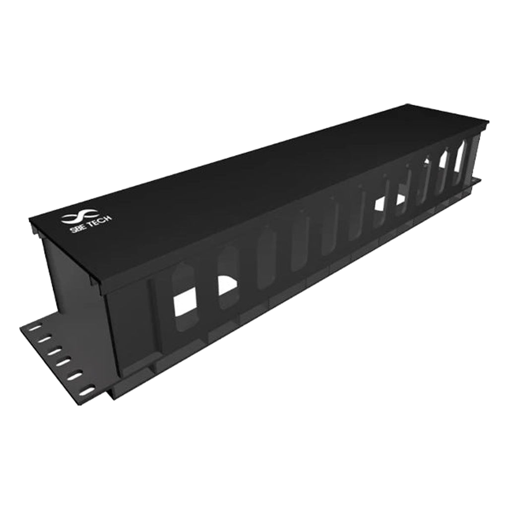 SBETECH SBE-OH2UR - ORGANIZADOR DE CABLE HORIZONTAL 2UR