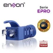 BOTA PARA CABLE UTP ENSON EPRO-BOOT-BL COLOR AZUL IDEAL PARA EL TERMINADO Y CUIDADO DEL REMATADO, COMPATIBLE CON CAT5E/6/6A Y CON PLUGS ENSON EPRO-PLUG-Canalizacion-ENSON-Bsai Seguridad & Controles