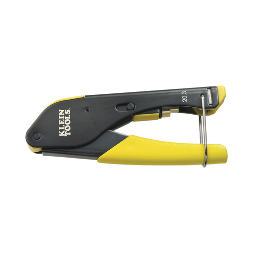 PINZA PONCHADORA COMPACTA PARA CABLES RG59, RG6/6Q Y CONECTOR F COMUNES.-Herramientas-KLEIN TOOLS-Bsai Seguridad & Controles