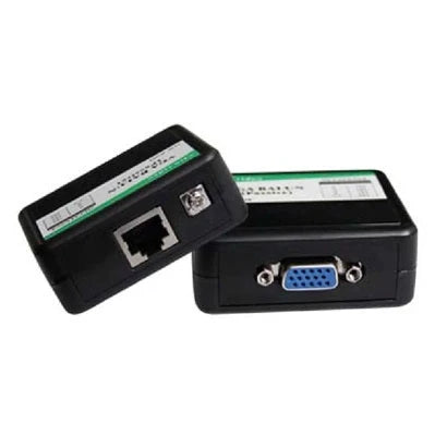 EXTENSOR DE VIDEO VGA, FOLKSAFE FS-6001P TRANSMISOR/RECEPTOR, SOPORTA HASTA 180MTS RESOLUCIÓN DE 640 X 480(CHECAR TABLA DE RESOLUCIONES) UTILIZANDO CABLE UTP CAT 5E/6(RECOMENDABLE 100% COBRE). -Monitores-FOLKSAFE-FS-6001P-Bsai Seguridad & Controles