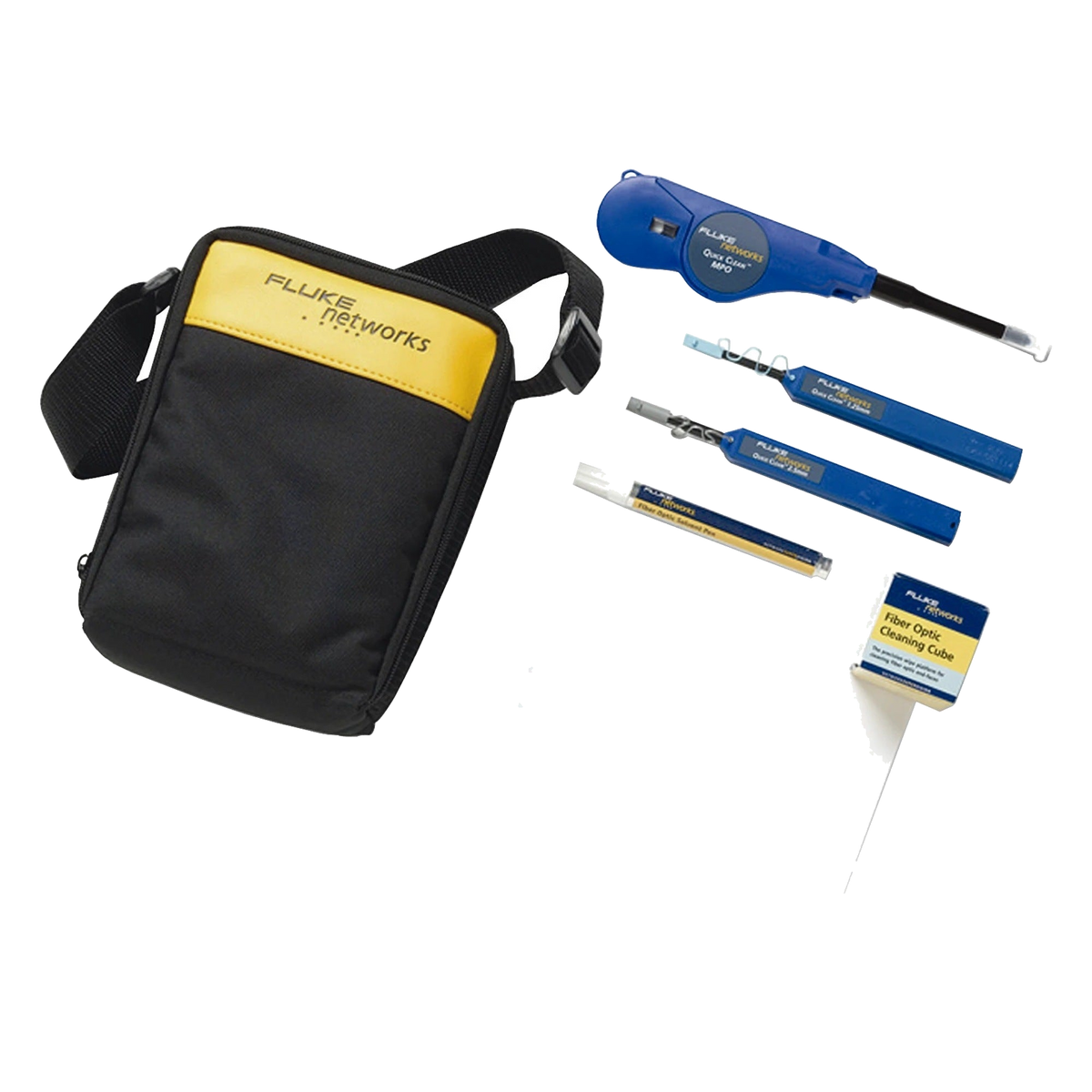 KIT DE LIMPIEZA DE FIBRA ÓPTICA / 2150 PROCESOS / QUICK CLEAN / MULTI-CONECTOR SC ST FC LC MU MPO/MTP E2000 [NFC-KIT-CASE-E]