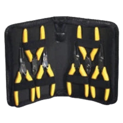 JUEGO DE PINZAS / 6 PIEZAS / ACERO INOXIDABLE / 108MM A 130MM / SALAS LIMPIAS [RFA-4080]
