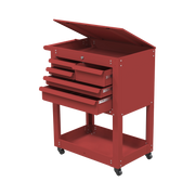 CARRO PARA HERRAMENTAL METÁLICO USO RUDO 1 CAJÓN SUPERIOR CON CHAPA / 5 CAJONES DESLIZABLES / CHAROLA INFERIOR / 77 X 94 X 50 CM (AN X AL X PROF.)-Herramientas-PRECISION-Bsai Seguridad & Controles