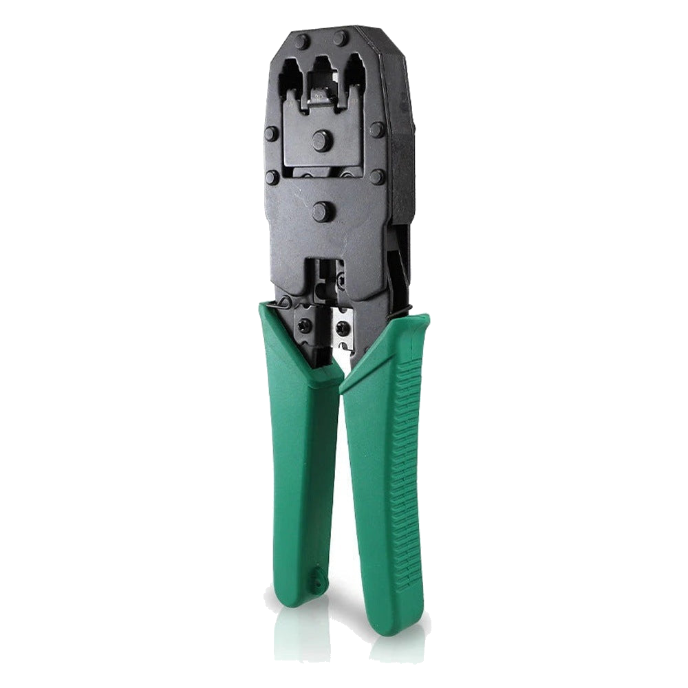 PINZAS PONCHADORAS ENSON ENS-NT01 PARA RJ9 (4 PINES) RJ11 (6 PINES) Y RJ45 (8 PINES) CON CUCHILLA DE CORTE Y PELADO DE CABLE [PINZA ENS-NT01]