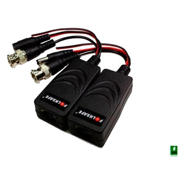 TRANSCEPTOR HD FOLKSAFE, TRANSMISOR/RECEPTOR DE VIDEO, DATOS(PTZ) Y VOLTAJE(12V/24V, DC/AC), COMPATIBLE CON TODAS LAS MARCAS DE CÁMARAS CON FORMATO HD-TVI, HD-CVI, AHD ANÁLOGA, DISTANCIA MÁXIMA DE CABLEADO PARA VIDEO AHD 1.3MP 330MTS [FS-HD4301VPD]