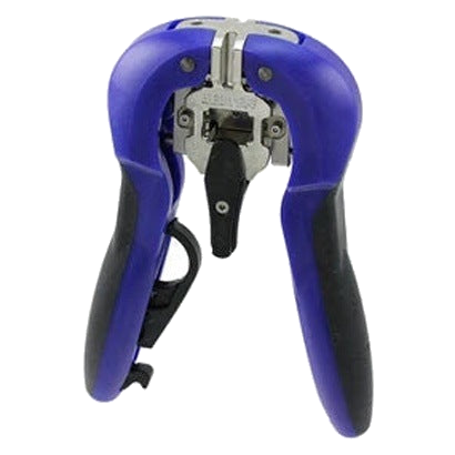 HERRAMIENTA DE TERMINACIÓN REVCONNECT BELDEN PARA USO CON JACKS Y PLUGS RJ45 CAT6A CAT6 CAT5E TIPO REVCONNECT AZUL USO INTERIOR INCLUYE ACCESORIO PELACABLE [RVUTT01]