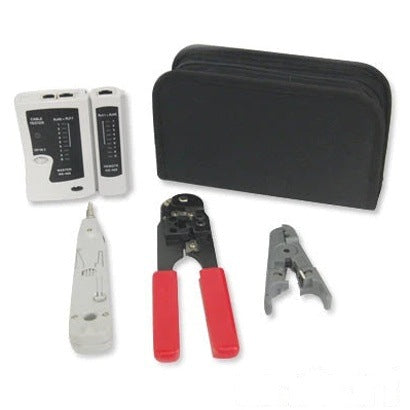 KIT COMPLETO ENSON PINZAS+TESTER, INCLUYE: -PROBADOR DE CABLEADO -PINZA CRIMPEADORA RJ45 -PINZA PELADORA UTP/STP - + MALETIN TRANSPORTADOR -HERRAMIENTA PUNCH DOWN [ENS-KTCB]