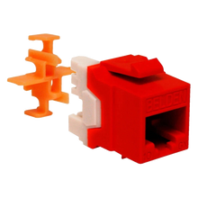 CONECTOR MODULAR JACK RJ45 CAT6A BELDEN ESTILO KEYCONNECT NARANJA COMPATIBLE CON FACEPLATE AX102660,AX102655,AX102249 PATCH PANEL MODULAR AX103114,AX103115,AX104599 ESQUEMA DE CABLEADO T568A/B HERRAMIENTA COMPATIBLE AX100749 USO INTERIOR [AX104152]
