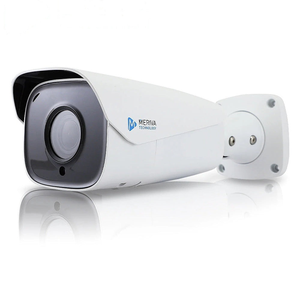 CAM IP BULLET MERIVA TECHNOLOGY / 2MP / H.265 / 2.8 - 12MM MOTORIZADO / 50MIR / SALIDA BNC / CAM HIBRIDA / 1 ENTRADA AUDIO / FACE DETECTION - CONTROL DE AFORO / MIA INTEGRADO / P2P / IP67 / METÁLICA / POE / 12VDC *PARA RECONOCIMIENTO FACIAL [MOB-E300Z]