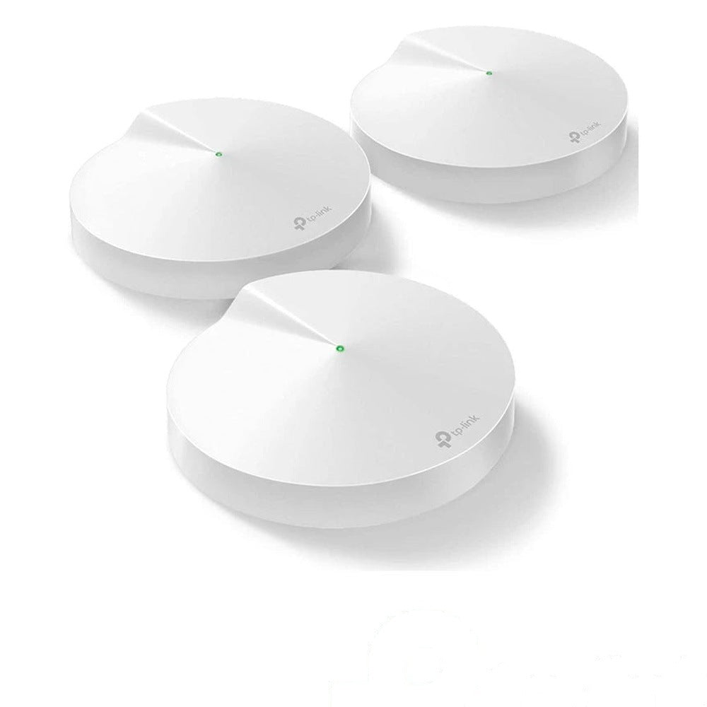 SISTEMA WI-FI MESH TP-LINK AC1300 DUAL BAND, HASTA 100 EQUIPOS, BLUETOOTH, USB TIPO C, MU-MIMO, 4 ANTENAS INTERNAS [DECO M5(3-PACK)]