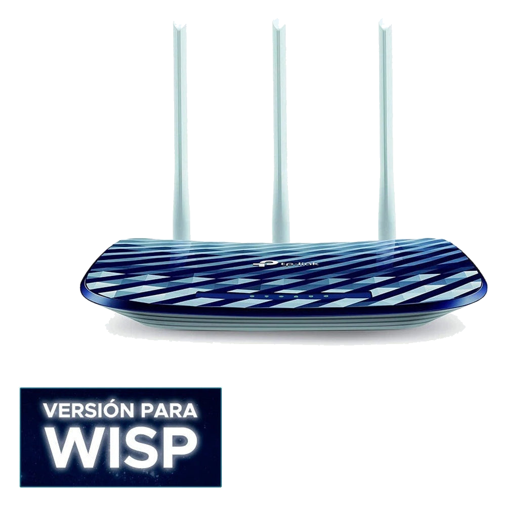 ROUTER INALAMBRICO TP-LINK ARCHER C20 (W) VELOCIDAD DE TRANSMISIÓN INALÁMBRICA 750 MBPS ADMITE 4 MODOS DE OPERACIÓN ENRUTADOR, PUNTO DE ACCESO, EXTENSOR DE RANGO, WISP. SEÑAL OMNIDIRECCIONAL ESTABLE Y COBERTURA SUPERIOR 1 PUERTO WAN 10/100 [ARCHER C20 W]