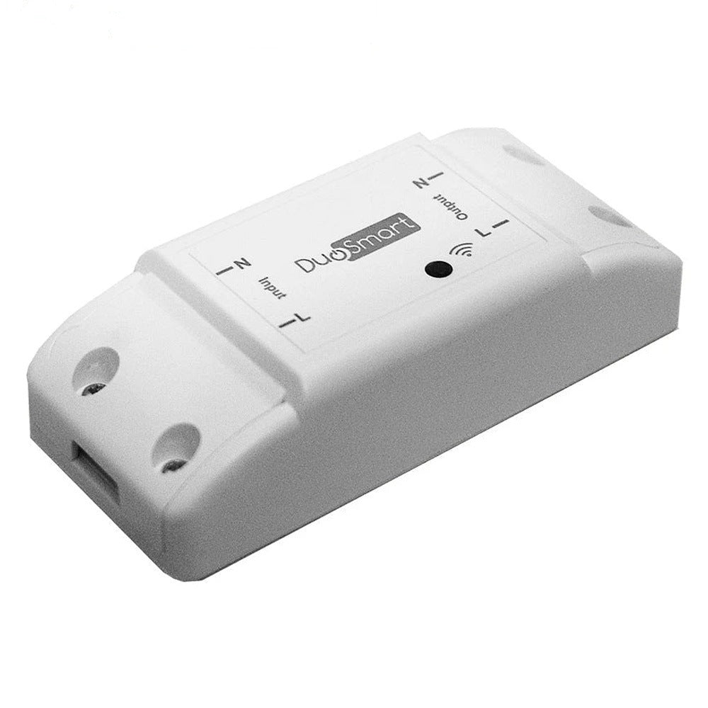 INTERRUPTOR DE CORRIENTE INTELIGENTE DUOSMART CON FUNCION ON/OFF WIFI 2.4 GHZ COMPATIBLE CON ALEXA GOOGLE HOME Y APP DUOSMART [B10]