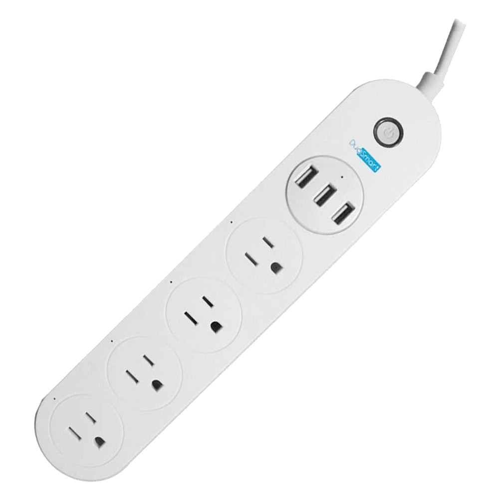 BARRA MULTICONTACTO WIFI DUOSMART CON CONTROL INDEPENDIENTE DE CONTACTOS Y USB COMPATIBLE CON APP DUOSMART [B50]