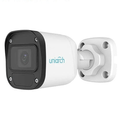 CAMARA IP BULLET UNIARCH BY UNV 4MP/ ULTRA265/ LENTE 2.8MM / IP67 / DWDR / MIC INCLUIDO / DIGITAL DEFOG / 30 MTS IR / POE + 12VDC [IPC-B124-APF28]