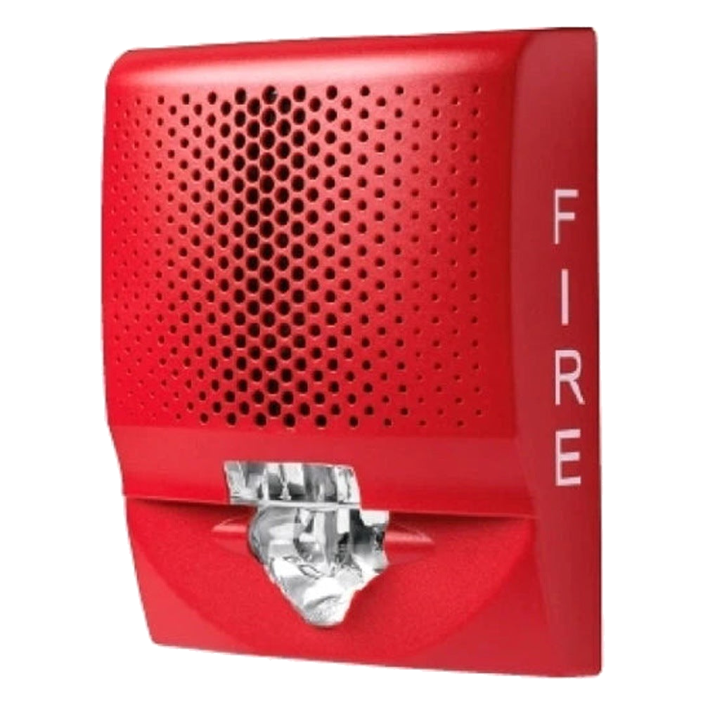 ALTAVOZ DE PARED / LUZ ESTROBOSCOPICA KIDDE , 15-110CD, ROJO, ALTA FIDELIDAD 520HZ / SALIDA DE AUDIO DE 90DBA / COMPATIBLE CON PANEL DE AUDIO ANS25MDR2 [G4SVRF]